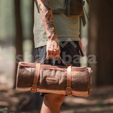 Ковдра Naturehike Geometric Pattern Wool NH20FS036, 150x200 см, Brown (6927595761328)