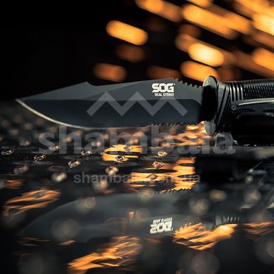 Нож SOG SEAL Strike, Part Serr Blk TiNi Delx Molded Shth-Ti (SOG SS1003-CP)