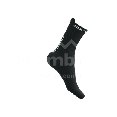 Шкарпетки Compressport Pro Racing Socks V4.0 Run High, Black/White, T3 (42-44) (XU00046B9027T3)
