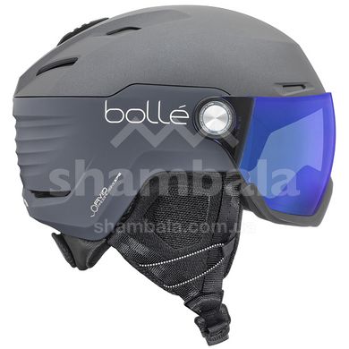 Шолом гірськолижний Bolle V-Ryft Pure, Grey Matte/Photochromic Blue Cat 1 to 3, 55-59 см (BL VRYFTP.BH180005)