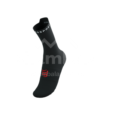 Шкарпетки Compressport Pro Racing Socks V4.0 Run High, Black/White, T3 (42-44) (XU00046B9027T3)