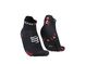 Носки Compressport Pro Racing Socks V4.0 Run Low 2022, Black/Red, T3 (XU00047S 906 0T3)
