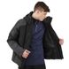 Горнолыжная мужская теплая мембранная куртка Tenson Coster 2018, khaki-black, S (5012934-790-S)