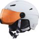 Шлем горнолыжный Cairn Electron Visor SPX2, mat white, 57-58 (0606070-01-57-58)