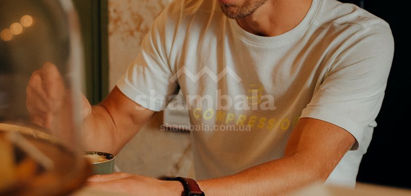 Футболка чоловіча Compressport Podium SS Tshirt M, Ice Flow, M (7630102586008)