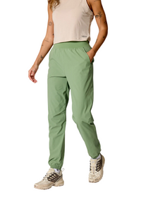 Шорти жіночі Rab Momentum Tech Pants Wmns, Dark Fig Green, 10, Regular (RB QFW-45-DFG-10-RG)