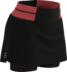 Спідниця жіноча Compressport Performance Skirt W, Black/Coral, S (CMS AW00097B 912 00S)