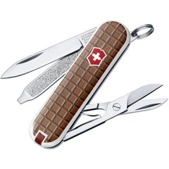 Швейцарский складной нож Victorinox Classic Chocolate (58мм 7 функций) с чехлом коричн 0.6223.842