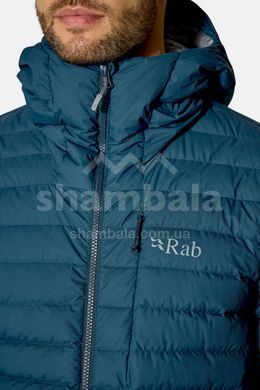Чоловічий пуховик Rab Microlight Windstopper Hoody, Black, L (RB QDB-73-BLK-LRG)