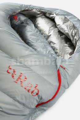 Спальний мішок Rab Mythic Ultra 360 Regular, (-8&deg;C), 185 см - Left Zip, Cloud/Graphene (RB QSI-43-CGR-REG-LZ)