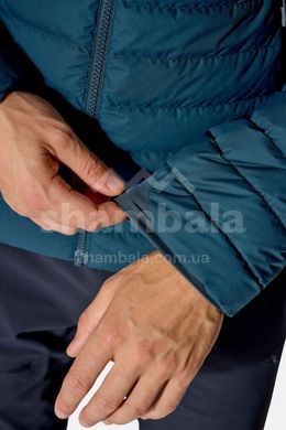 Чоловічий пуховик Rab Microlight Windstopper Hoody, Black, L (RB QDB-73-BLK-LRG)