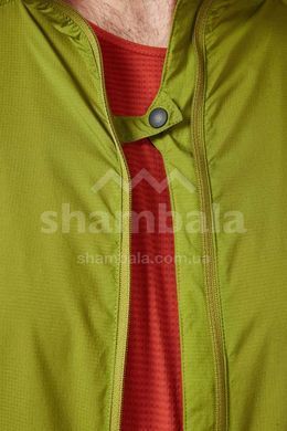 Ветровка мужская Rab Windveil Jacket, Aspen Green/Zest, S (QWS-68-ASZ-SML)