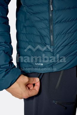 Чоловічий пуховик Rab Microlight Windstopper Hoody, Black, L (RB QDB-73-BLK-LRG)