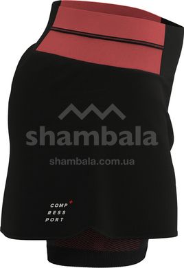Юбка женская Compressport Performance Skirt W, XS - Black/Coral (AW00097B 912 0XS)