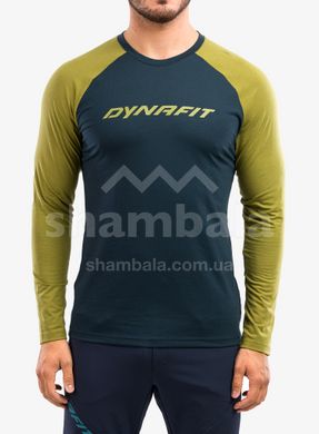 Чоловіча футболка з довгим рукавом Dynafit 44766 M L/S TEE, blue, 46/S (70956/8071 46/S)