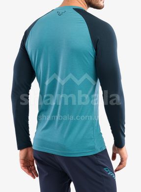 Мужская футболка с длинным рукавом Dynafit 44766 M L/S Tee, blue, 46/S (70956/8071 46/S)