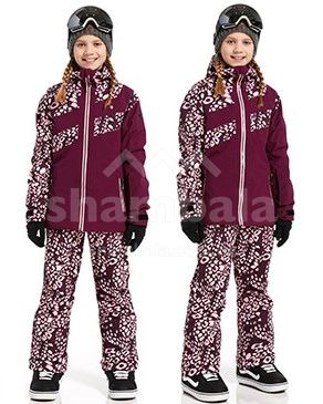 Гірськолижна дитяча тепла мембранна куртка Rehall Mauzi Jr, rose panther, 152 (60373-9009-152) - 2023
