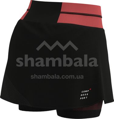Спідниця жіноча Compressport Performance Skirt W, XS - Black/Coral (AW00097B 912 0XS)
