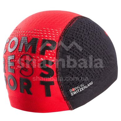 Шапка Compressport 3D Thermo Seamless Beanie, Black/Red (SB3D-99RD)
