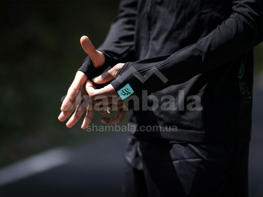 Мужская толстовка с рукавом реглан Compressport 3D Thermo Seamless Hoodie Zip - Black Edition 2021, Black, M (AU00014L 990 00M)
