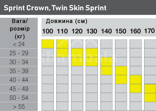 Лижі бігові дитячі Fischer Twin Skin Sprint Jr IFP, 100, 51-47-50 (N62218)