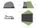 Палатка трехместная Telos TR3, Mesh Inner, Sil/PeU, Green от Sea to Summit (STS ATS2040-01180411)