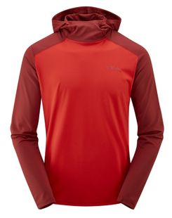 Кофта чоловіча Rab Force Hoody, ASCENT RED/OXBLOOD RED, M (QBL-09-AR-M)