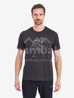 Футболка чоловіча Montane Abstract T-Shirt, Midnight Grey, M (5056601001170)