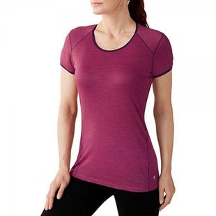 Футболка женская Smartwool NTS Micro 150 Pattern Tee Bright Pink, р.S (SW SN408.684-S)