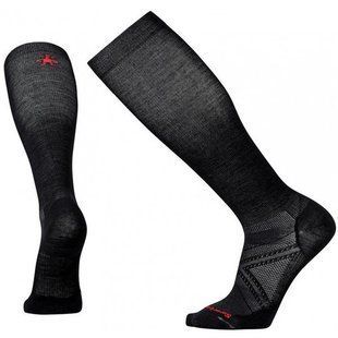 Шкарпетки чоловічі Smartwool PhD Graduated Compression Ultra Light Black, р. L (SW 01322.001-L)