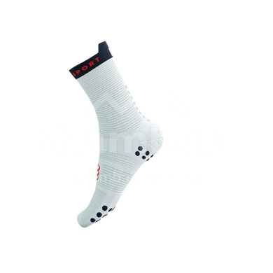Шкарпетки Compressport Pro Racing Socks V4.0 Run High, White/Blues, T1 (7630102565126)
