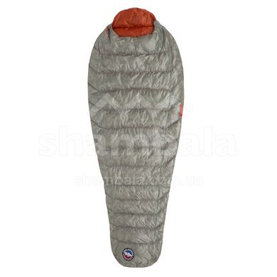 Спальный мешок Big Agnes Pluton UL 40 (850 DownTek), (4°C), Long, 198 см - Left Zip, Gray/Pumpkin (BTMPULLL23)