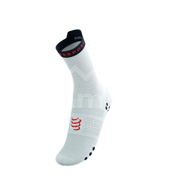 Шкарпетки Compressport Pro Racing Socks V4.0 Run High, White/Blues, T1 (7630102565126)