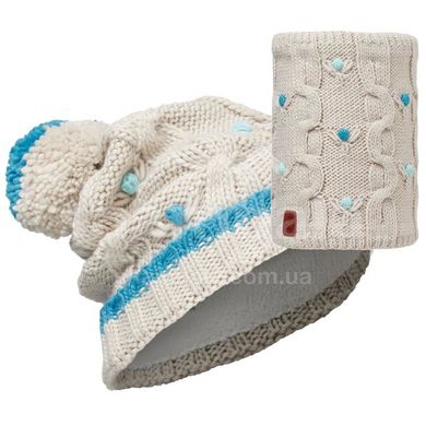 Шапка дитяча (8-12) Buff Junior Knitted & Polar Hat Dysha, Mineral (BU 113531.907.10.00)