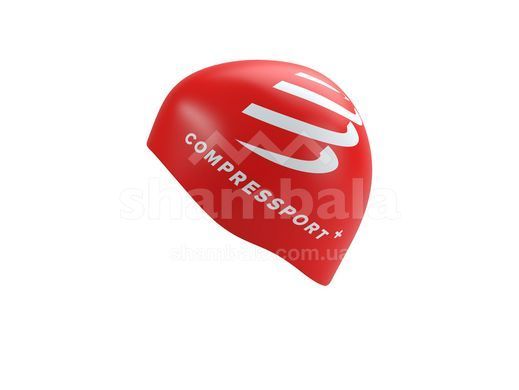 Шапка для плавання Compressport Swim Cap, Red/White (CMS CU00098B 303 0TU)
