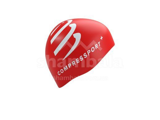 Шапка для плавання Compressport Swim Cap, Red/White (CMS CU00098B 303 0TU)
