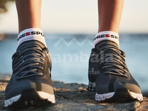 Шкарпетки Compressport Pro Racing Socks V4.0 Ultralight Run Low, White/Alloy, T4 (CMS XU00051S 010 0T4)