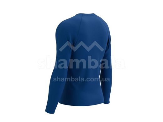Мужская футболка с длинным рукавом Compressport Training Tshirt LS, Estate Blue, L (CMS TSTN-LS 545 00L)
