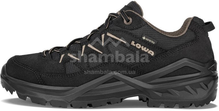Кросівки трекінгові чоловічі LOWA Sirkos Evo GTX LO, Black/Dune, 41.5 (311805-9983-41.5)