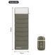 Спальный мешок с капюшоном Naturehike LD250 CNK2300SD016, (7/2&deg;С), Dark Green (6976023921797)