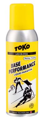 Рідкий парафін Toko Base Performance Liquid Paraffin, м'якої жорсткості, сніг 0°C/повітря 10°C, Yellow (TK 5502044)