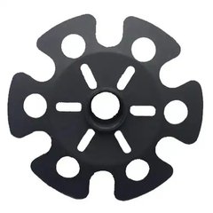 Кольца для треккинговых палок Fjord Nansen Snowflake 88 мм, Black (FN 7139)