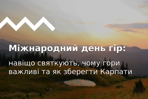 Международный день гор: зачем празднуют, почему горы важны и как сохранить Карпаты