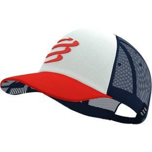 Кепка з сіткой Compressport Trucker Cap, Sugar/Blues, One Size (CMS XHWU4190059TU)