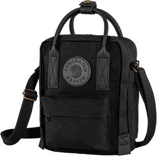 Сумка Fjallraven Kanken No.2 Black Sling, Black, (7323450719210)