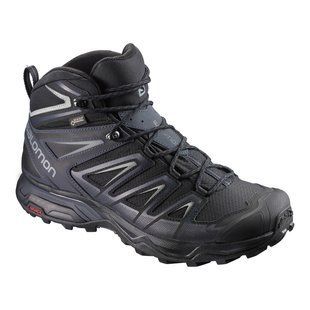 Напівчеревики чоловічі Salomon X Ultra 3 Wide Mid GTX, Black/India, р.44 2/3 (SLM XULTRA3.401293-10)