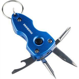 Брелок-мультиинструмент Munkees Led Light Multi Tool, Blue (6932057825678)
