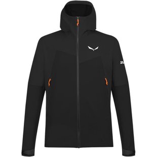 Гірськолижна чоловіча Soft Shell куртка Salewa Sella DST M Jacket, Black out, 48/M (28468/0910 48/M)