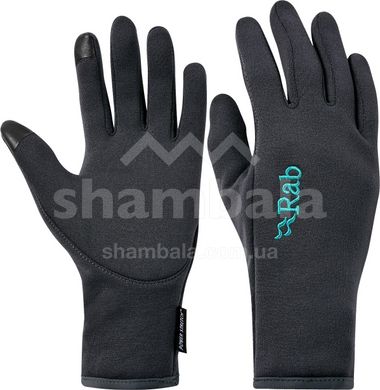 Перчатки Rab Power Stretch Contact Glove Wmns, Beluga, L (RB QAH-56-BE-L)