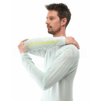 Чоловіча футболка c довгим рукавом Compressport Performance LS Tshirt M, Ice Flow, M (7630102584592)
